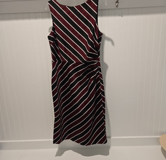 New York & Company Dresses & Skirts - New York & Company Sleeveless Striped Dress – Women’s Size 10, Pre‑Loved